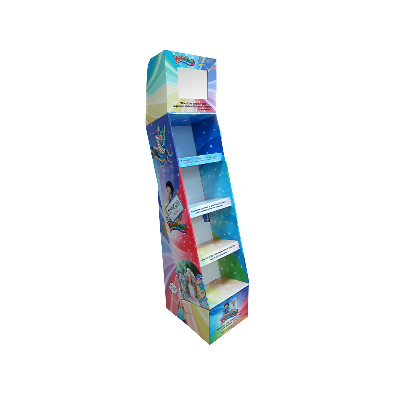Eenvoudige structuur maar felle kleur traditionele golfdisplay -standaard